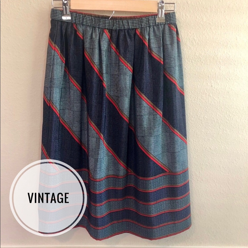 Retro Vintage 1980’s A-line Skirt